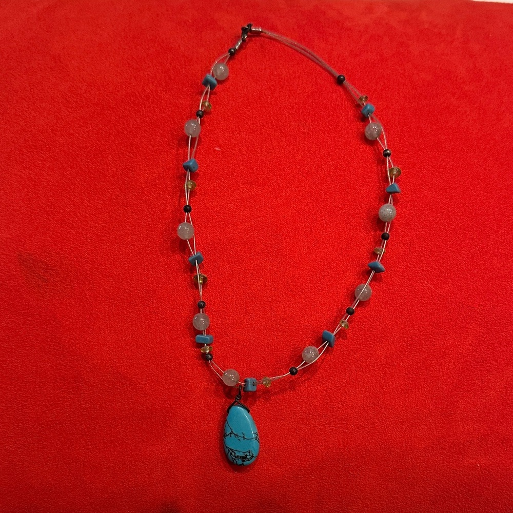 Turquoise Beaded Necklace